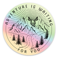 Adventure is Waiting Sticker