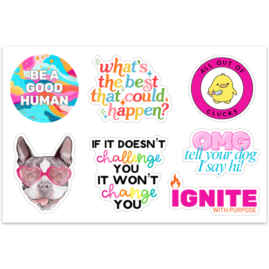Be a Good Human - Sticker Sheet