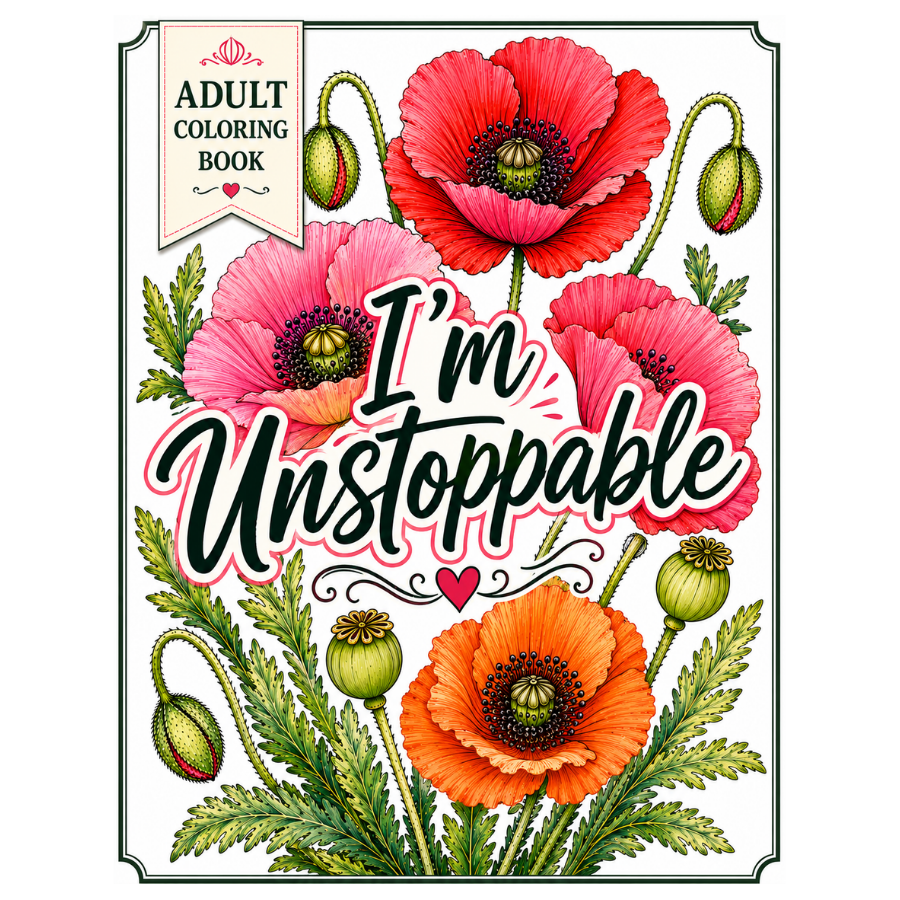 I'm Unstoppable - Adult Coloring Book