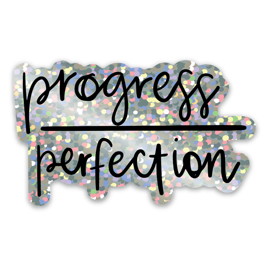 Progress over Perfection Sticker
