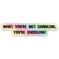 What You're Not Changing Sticker