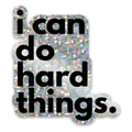 i can do hard things sticker